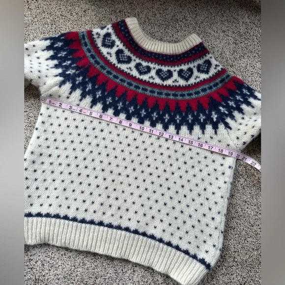 Vintage 80s Women’s Woolrich wool blend sweater, size L - Picture 7 of 10